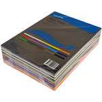 INITIATIVE COVER PAPER 125GSM A4 15 COLOUR ASSORTED PACK 500
