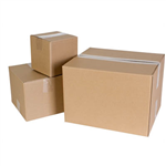 CUMBERLAND HEAVY DUTY SHIPPING BOX 458 X 305 X 305MM BROWN