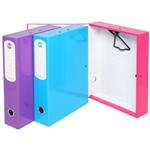 MARBIG BOX FILE HEAVY DUTY 75MM FOOLSCAP BLUE