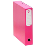 MARBIG BOX FILE HEAVY DUTY 75MM FOOLSCAP PINK