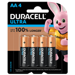 DURACELL ULTRA ALKALINE AA BATTERY PACK 4
