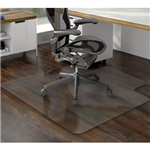 MARBIG TUFFMAT CHAIRMAT POLYCARBONATE HARD FLOOR KEYHOLE 1200 X 1500MM CLEAR