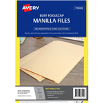 AVERY 88200 MANILLA FOLDER FOOLSCAP BUFF PACK 20