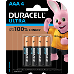 DURACELL ULTRA ALKALINE AAA BATTERY PACK 4
