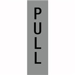 APLI SELF ADHESIVE SIGN PULL 50 X 202MM GREYBLACK
