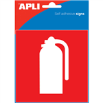 APLI FIRE EXTINGUISHER SIGN SELF ADHESIVE 114 X 114MM