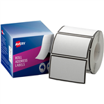 AVERY 937112 BORDER LABEL WHITEBLACK ROLL 500