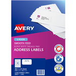 AVERY 959371 L7651 LASER LABEL SMOOTH FEED WHITE PACK 100