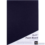 QUILL FOAM BOARD 5MM A4 BLACK