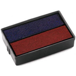 COLOP E102 SPARE PAD 2 COLOUR BLUERED