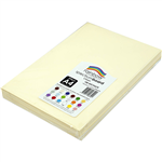 RAINBOW SPECTRUM BOARD 220GSM A4 CREAM PACK 100