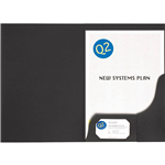 MARBIG PROFESSIONAL PRESENTATION FOLDER A4 MATTE BLACK PACK 20