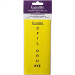 CRYSTALFILE INDICATOR TAB INSERTS AZ YELLOW PACK 60