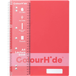 COLOURHIDE LECTURE NOTEBOOK 140 PAGE A4 WATERMELON