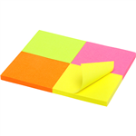 MARBIG BRILLIANT MINI NOTES 200 SHEET 40 X 50MM ASSORTED PACK 4