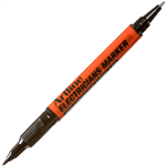 ARTLINE ELECTRICIANS DUAL NIB PERMANENT MARKER BULLET 0410MM BLACK