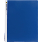 MARBIG DISPLAY BOOK NONREFILABLE INSERT COVER 20 POCKET A4 CLEARBLUE