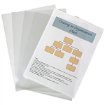 MARBIG LETTER FILE A4 CLEAR PACK 10
