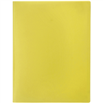 MARBIG SOFT TOUCH DISPLAY BOOK NONREFILLABLE 12 POCKET A4 YELLOW