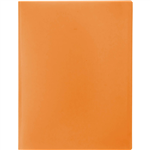 MARBIG SOFT TOUCH DISPLAY BOOK NONREFILLABLE 12 POCKET A4 ORANGE