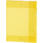 MARBIG BOX FILE A4 SHIMMER YELLOW