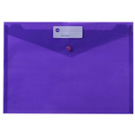 MARBIG DOCULOPE WALLET BUTTON CLOSURE A4 PURPLE