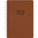 ORANGE CIRCLE 2023 AGATHA PLANNER DIARY MONTH TO VIEW A5 CINNAMON BROWN