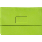 MARBIG SLIMPICK DOCUMENT WALLET FOOLSCAP GREEN