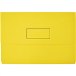 MARBIG SLIMPICK DOCUMENT WALLET FOOLSCAP YELLOW