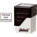 DESKMATE PREINKED MESSAGE STAMP POSTAGE PAID BLACK
