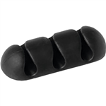 DURABLE CAVOLINE SELF ADHESIVE CABLE MANAGEMENT CLIPS 3 CABLES GRAPHITE PACK 2