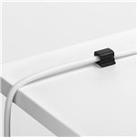 DURABLE CAVOLINE SELF ADHESIVE CABLE MANAGEMENT CLIPS 1 LARGE CABLE GRAPHITE PACK 6