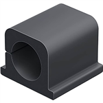 DURABLE CAVOLINE SELF ADHESIVE CABLE MANAGEMENT CLIPS 2 LARGE CABLES GRAPHITE PACK 4