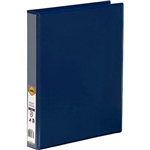 MARBIG CLEARVIEW INSERT RING BINDER 4D 25MM A4 BLUE