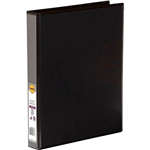 MARBIG CLEARVIEW INSERT RING BINDER 4D 25MM A4 BLACK