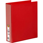 MARBIG CLEARVIEW INSERT RING BINDER 3D 50MM A4 RED