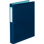 COLOURHIDE RING BINDER PE 2D 25MM A4 NAVY
