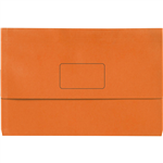 INITIATIVE DOCUMENT WALLET 345 X 225MM ORANGE PACK 50