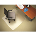 MARBIG DURAMAT CHAIRMAT PVC KEYHOLE LOW PILE CARPET 1160 X 1520MM