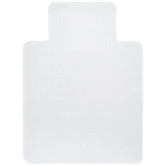 MARBIG ECONOMY CHAIRMAT PVC KEYHOLE LOW PILE CARPET 1140 X 1340MM