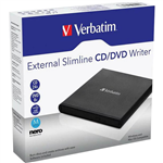 VERBATIM EXTERNAL SLIMLINE MOBILE CDDVD WRITER