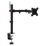 KENSINGTON SMARTFIT ERGO SINGLE EXTENDED MONITOR ARM BLACK