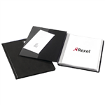 REXEL SLIMVIEW DISPLAY BOOK NONREFILLABLE 24 POCKET A4 BLACK