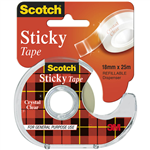 SCOTCH 502 STICKY TAPE 18MM X 25M HANGSELL