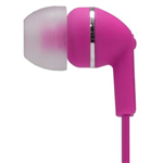 MOKI NOISE ISOLATION EARBUDS WITH MICROPHONE AND CONTROL PINK