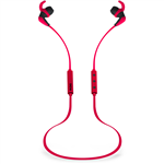 MOKI HYBRID BLUETOOTH EARPHONES RED