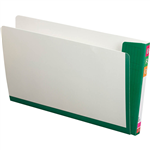 AVERY 165715 FULLVUE SHELF LATERAL FILE 30MM GUSSET DARK GREEN TAB AND SPINE FOOLSCAP BOX 100