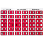 AVERY 43302 LATERAL FILE LABEL SIDE TAB B COLOUR CODE 25 X 38MM MAGENTA PACK 180