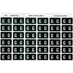 AVERY 43307 LATERAL FILE LABEL SIDE TAB G COLOUR CODE 25 X 38MM DARK GREEN PACK 180