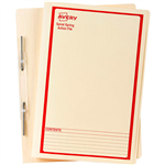 AVERY 86514 SPIRAL SPRING ACTION FILE FOOLSCAP RED ON BUFF